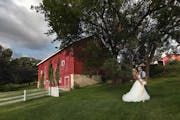 Newlyweds Savannah and Jeremy Eckert posed for photographs following the ceremony. ] JIM GEHRZ &#xef; james.gehrz@startribune.com / Cottage Grove, MN 