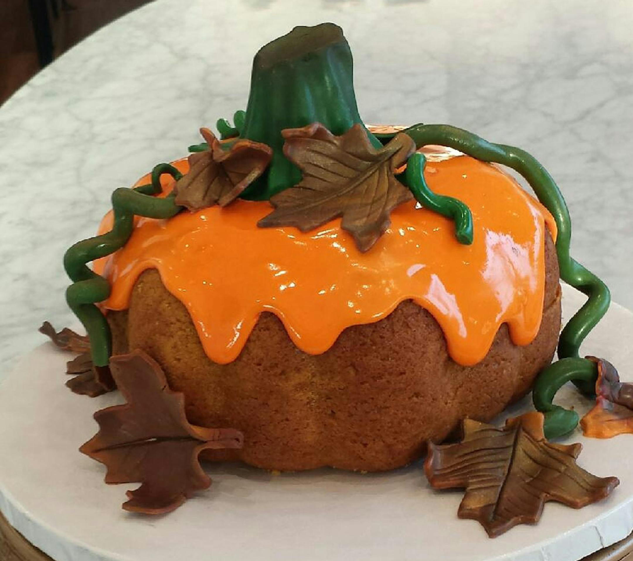 Pumpkin cake from Nadia Cakes classes. Provided photo