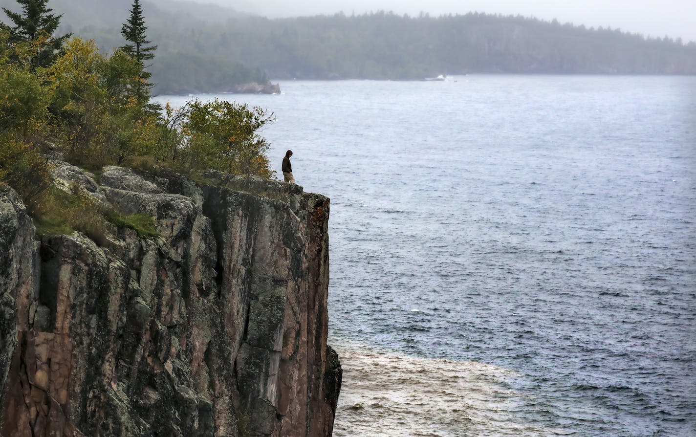 After an unusually wet summer and fall in Minnesota, Lake Superior's water level is high and there is fear of storm damage along its shoreline.