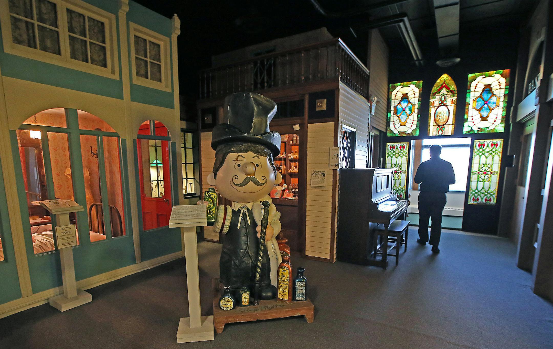 Matt Carter, the executive director of the Dakota County Historical Society gave a tour of the 40-year-old building, Tuesday, January 12, 2015 in South St. Paul, MN. The society is moving forward with plans for major renovations pending county board approval. ] (ELIZABETH FLORES/STAR TRIBUNE) ELIZABETH FLORES • eflores@startribune.com