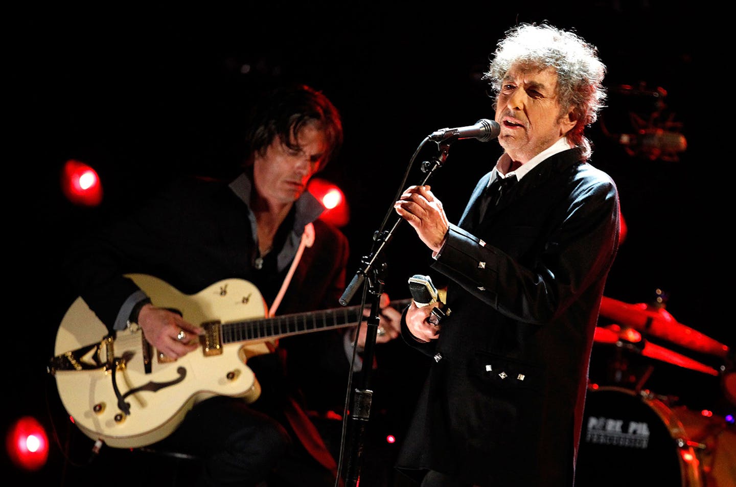 Musician Bob Dylan onstage during the 17th Annual Critics' Choice Movie Awards held at The Hollywood Palladium on Jan. 12, 2012 in Los Angeles. (Christopher Polk/Getty Images/TNS)