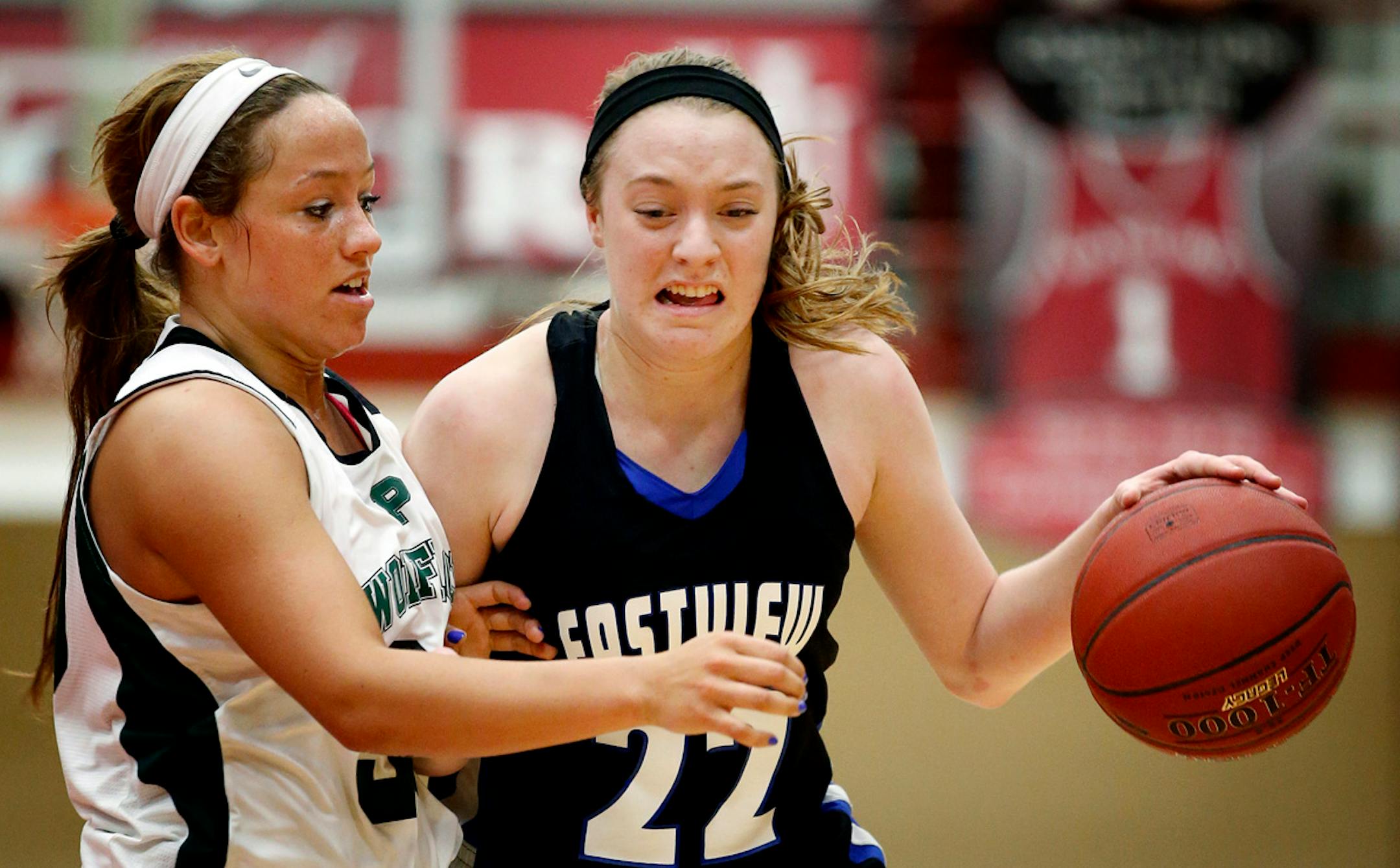Madison Guebert (22) of Eastview leads the Lightning, which has just one loss on the season, into the state tournament against St. Paul Central on Tuesday at Target Center.
