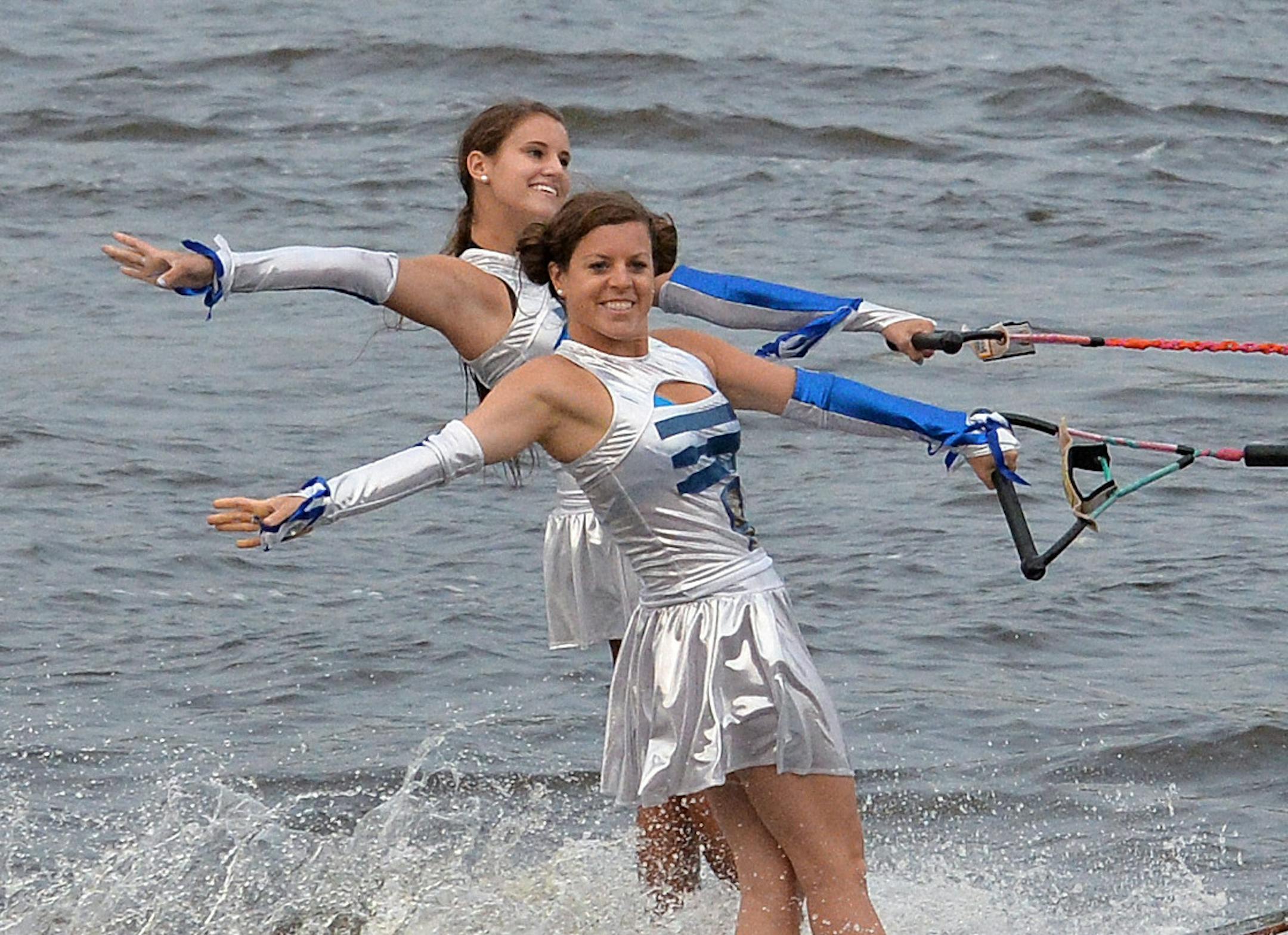 The Twin Cities River Rats perform the Star Wars Water Ski Show on the Mississippi River between the Broadway Avenue and 8th Avenue bridges in northeast Minneapolis. ] (SPECIAL TO THE STAR TRIBUNE/BRE McGEE)