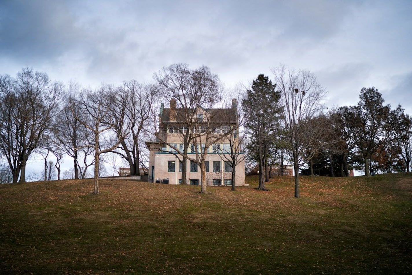 Windows of the Theodore Wirth House face park land.