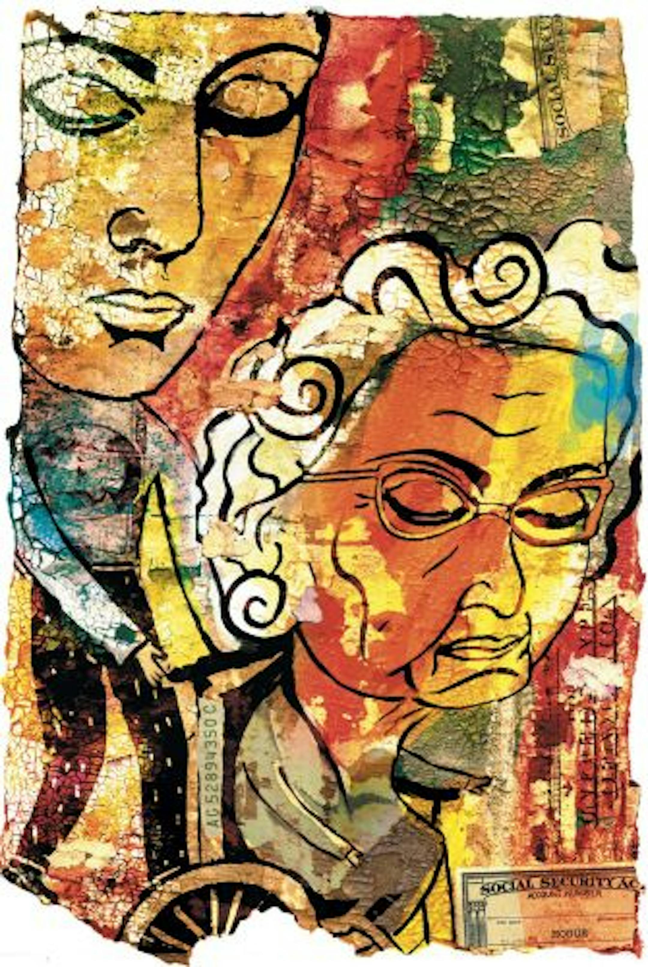 300 dpi 4 col x 11.5 in / 196x292 mm / 667x994 pixels Michael Hogue color illustration of caregiver pushing an elderly woman's wheelchair. The Dallas Morning News 2004 With MED-ALZHEIMERS, The Dallas Morning News by Bob Moos <p>KEYWORDS: krtbusiness business krtdemographic demographic krthealthmed krtnational national krtalzheimer alzheimer's disease alzheimer krthealth health krtseniorhealth krtseniors senior citizen krt old age sickness illness aging alzheimers coddington hogue moos da contri