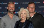 Christopher Hermann, Betty Buckley and Brian Pietsch at the opening night party for Hello Dolly!