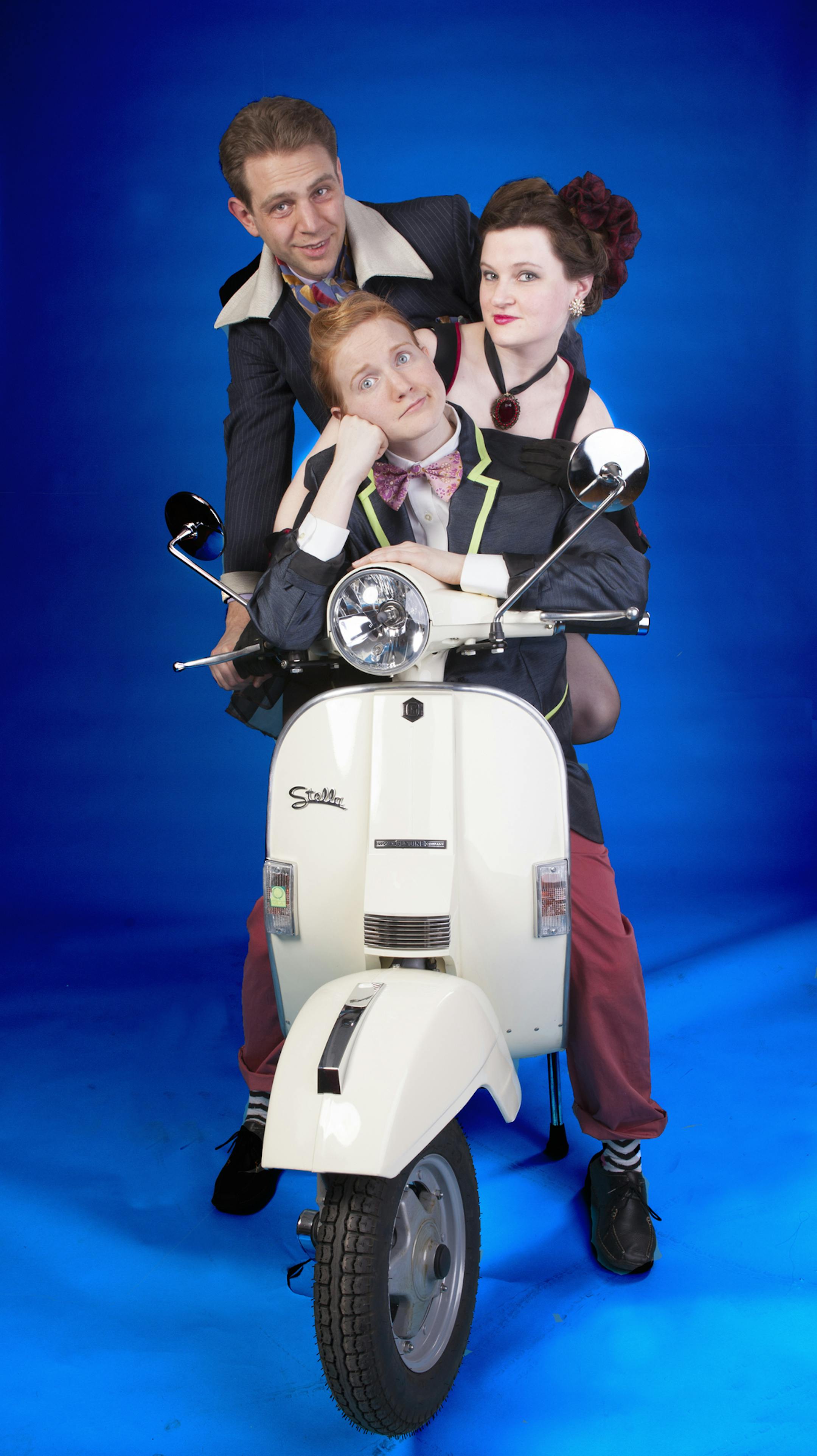 Derek Meyer, MaryLynn Mennicke, and Amber Bjork in "Twelfth Night" at Theater Pro Rata Photo Credit: Grinkie Photography, LLC