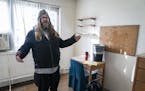 Tory, a 44-year-old from Minneapolis, got the key to his own room at Exodus Residence on Monday. Catholic Charities will move residents from Exodus to
