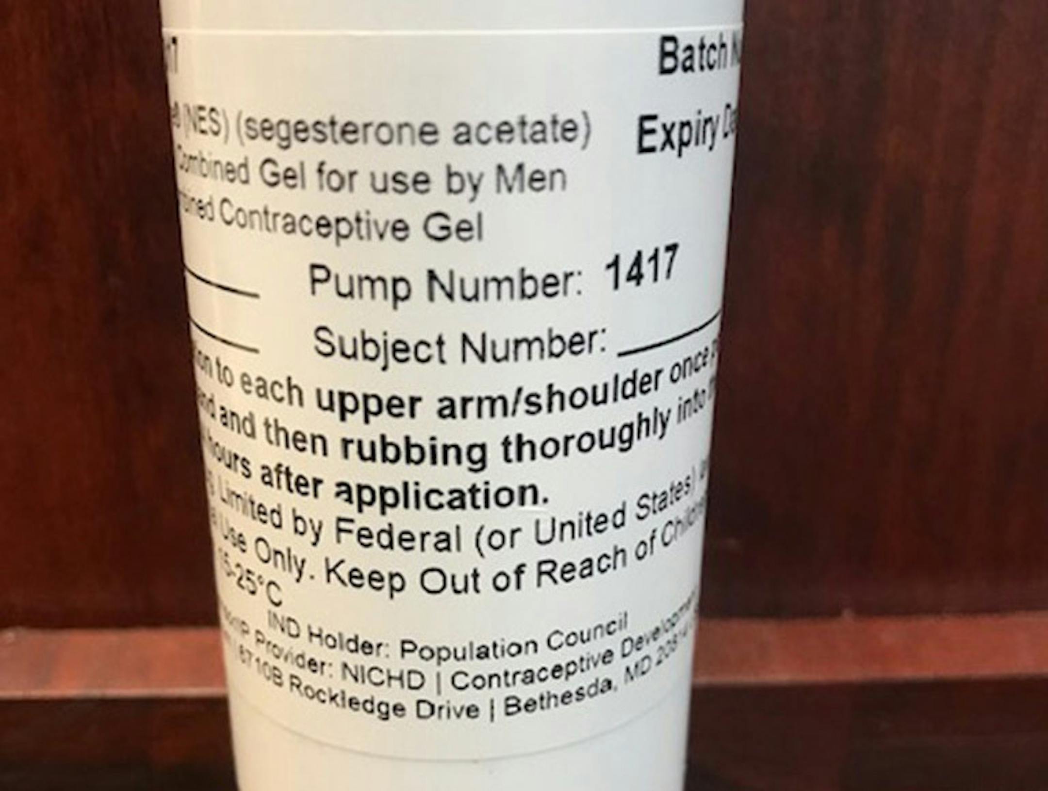 The UW School of Medicine is one of three sites testing a contraceptive gel for men, which works by reducing sperm production when applied daily on the upper arms or shoulders, according to researchers.