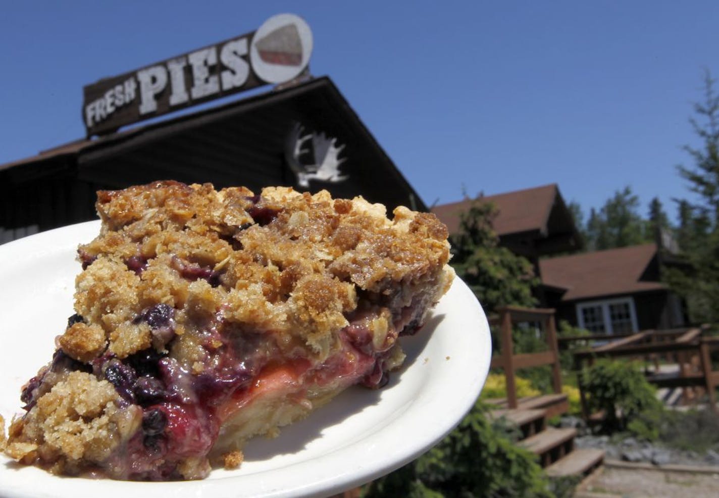 North Shore Berry Crumb Pie from the Rustic Inn Cafe in Two Harbors.