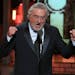 Robert De Niro introduces a performance by Bruce Springsteen at the 72nd annual Tony Awards at Radio City Music Hall on Sunday, June 10, 2018, in New 