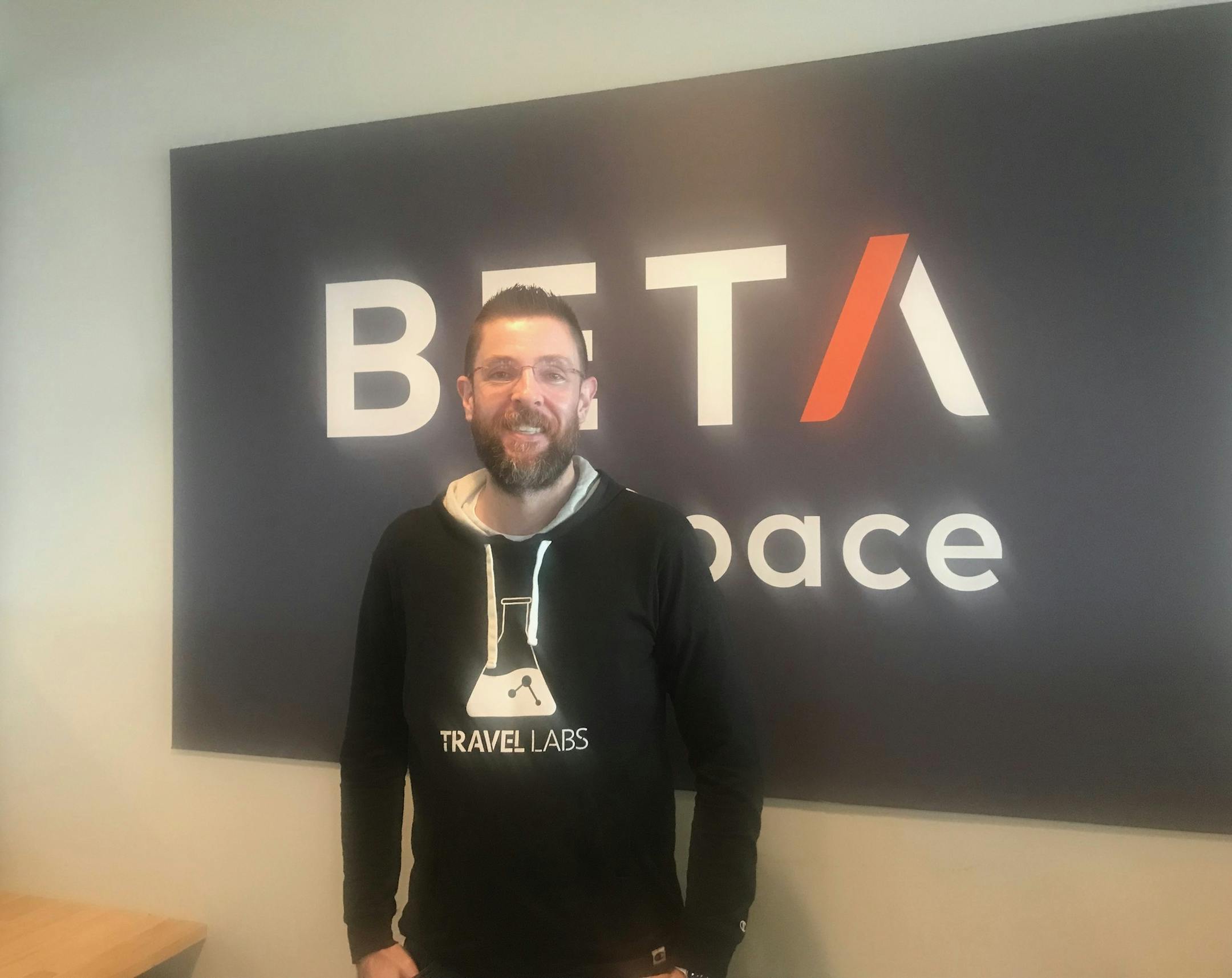 Parker Schlank is co-founder and CEO of Travel Labs, a startup that is part of Beta.MN's accelerator program. (Catherine Roberts)