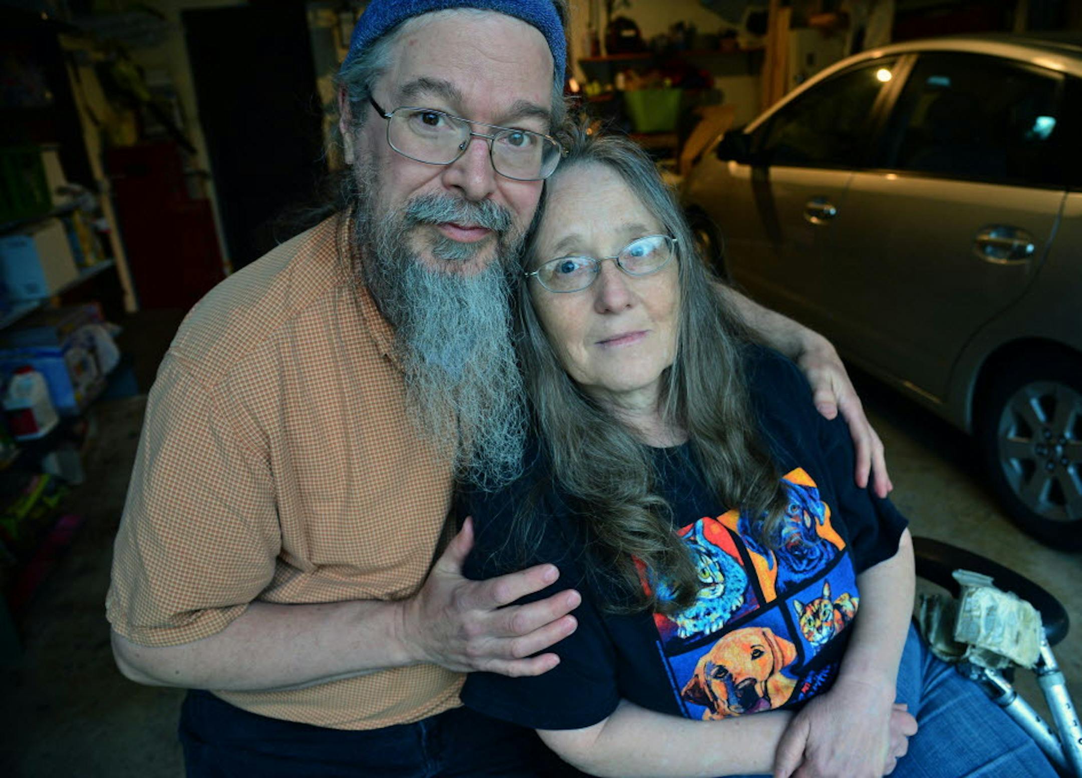 FILE PHOTO: Twenty-five years after Amy Sue Pagnac went missing, Maple Grove police, the FBI and sheriff deputies searched her parents home and property in 2014, forcing the couple to leave for up to a week while excavations continued in the back yard. Susan Pagnac and Marshall Midden are staying with their daughter and hoping for closure. 5/19/2014