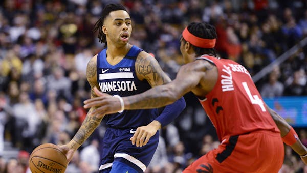 Timberwolves guard D'Angelo Russell