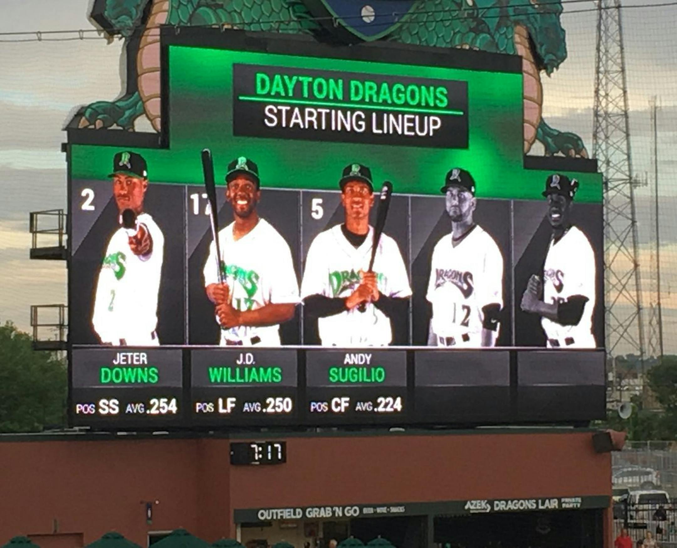 Fifth Third Field, home of the Class A Dayton Dragons, in June 2018. (Michael Rand/mrand@startribune.com)