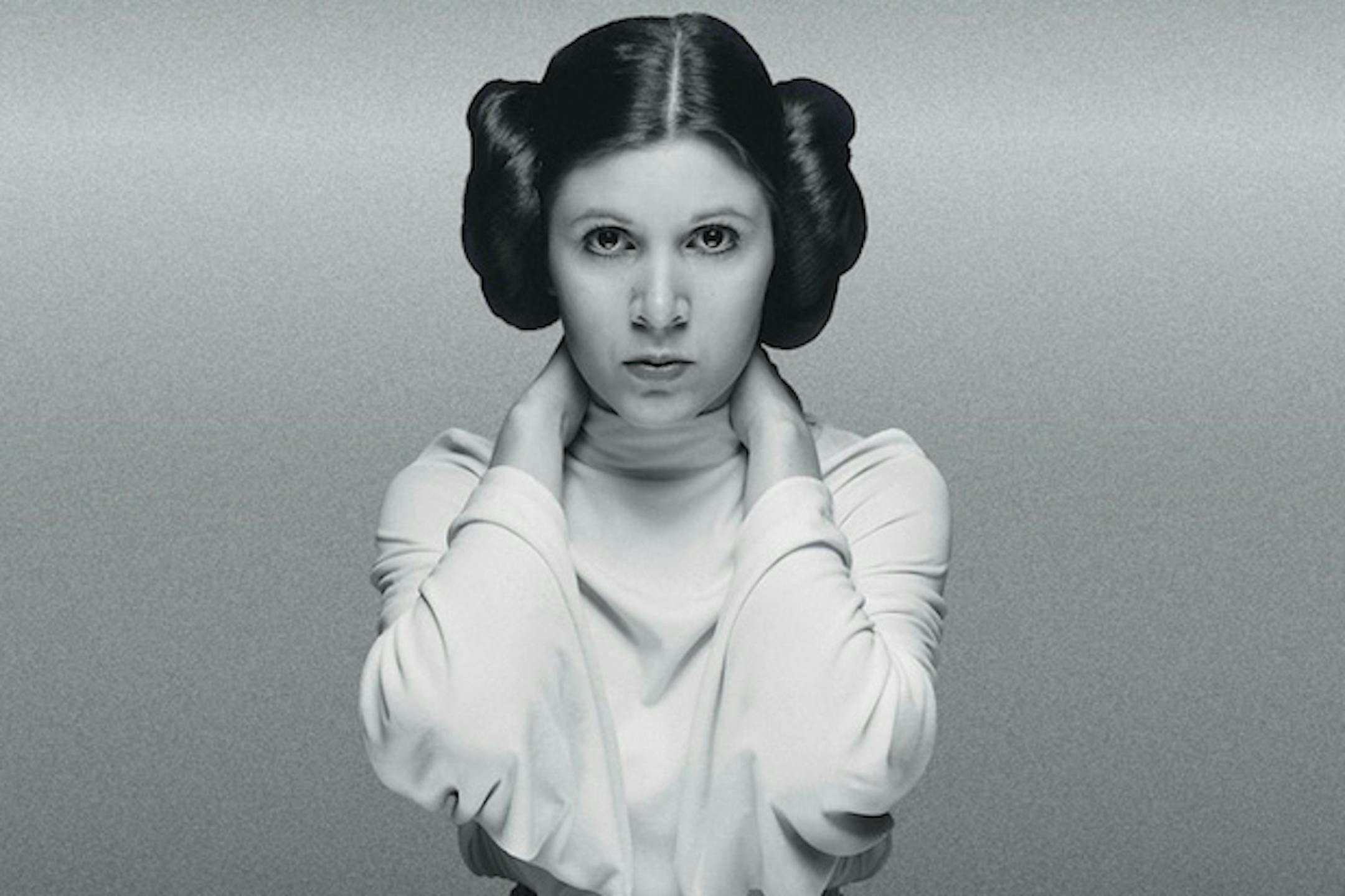 Carrie Fisher as Princess Leia in the original "Star Wars" film.