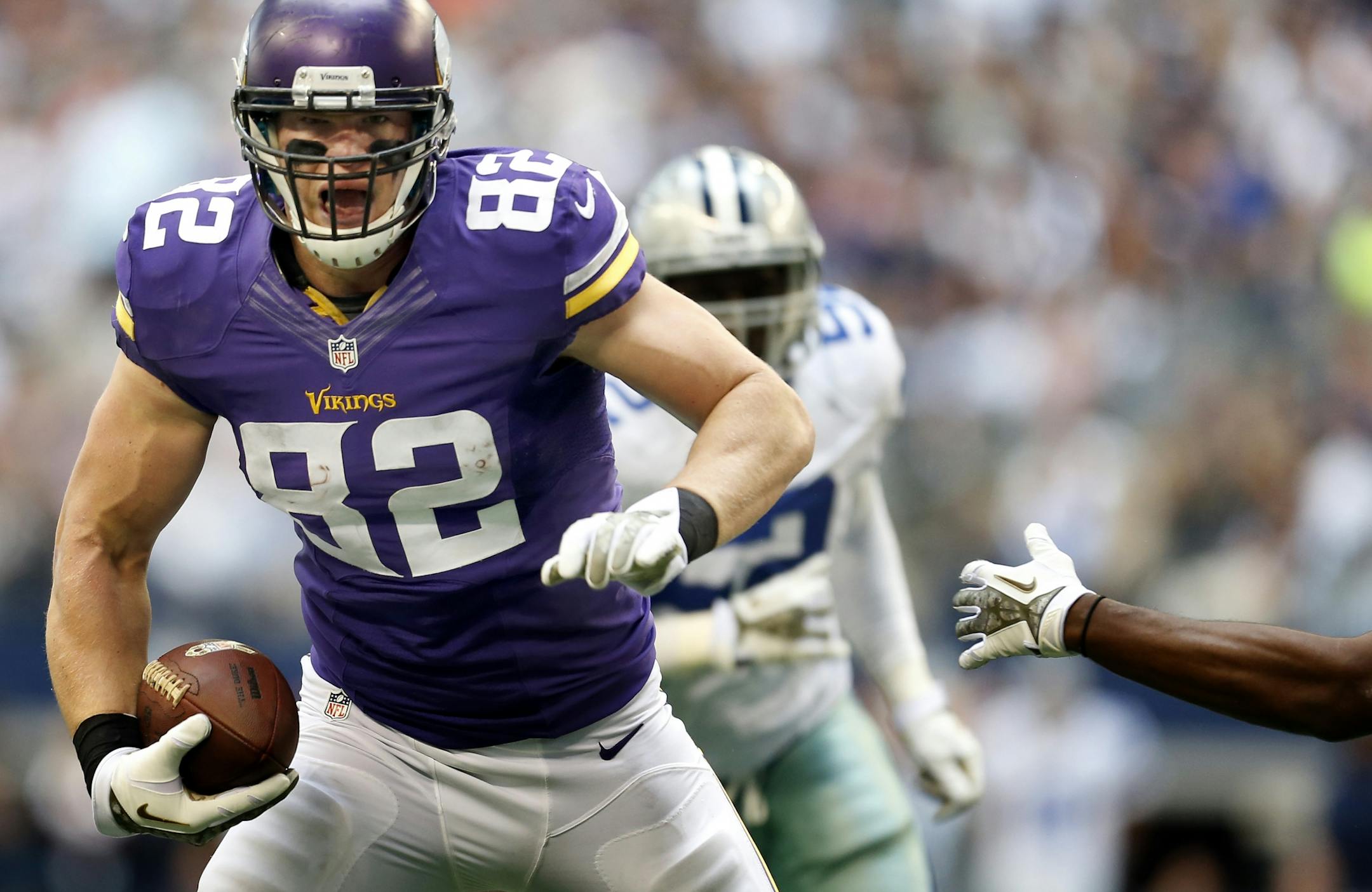 Vikings tight end Kyle Rudolph (82)