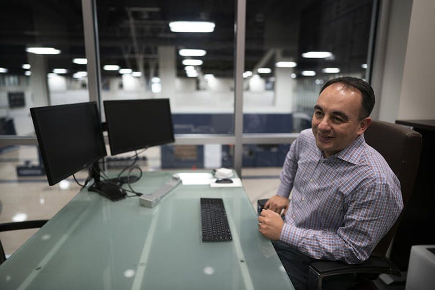 Gersson Rosas, the Minnesota Timberwolves' president of basketball operations, seen in a file photo. (Jerry Holt/Minneapolis Star Tribune/TNS) ORG XMIT: 1630503 ORG XMIT: MIN2004081504062211