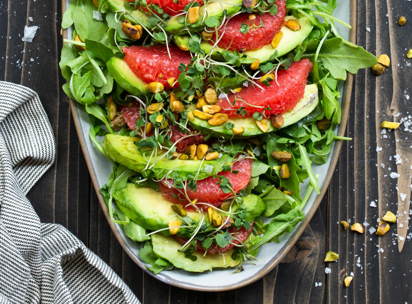 Grapefruit and Avocado Salad. Emily's Fresh Kitchen Cookbook, by Emily Maxon. Credit: Belen Fleming