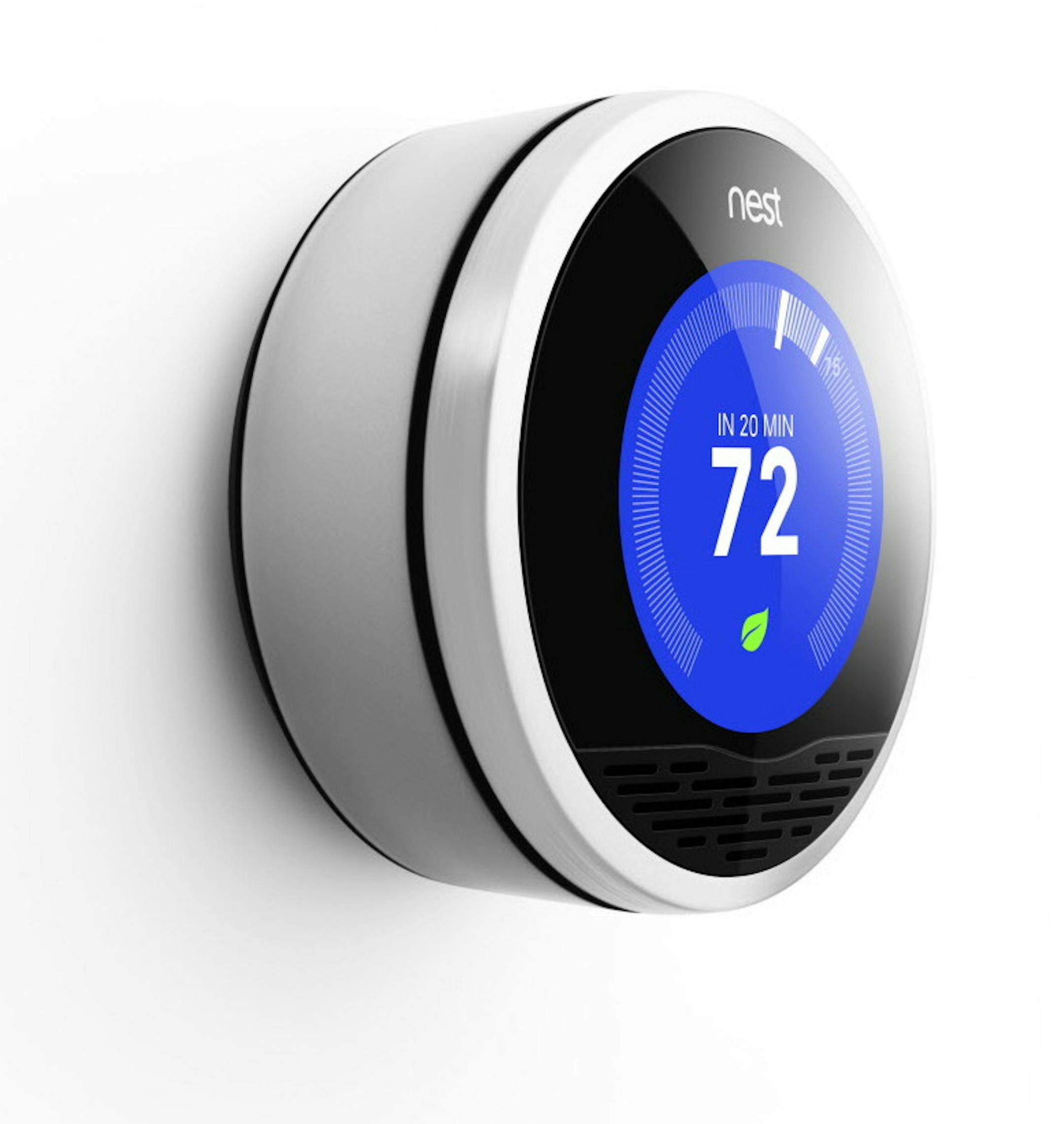 From two Apple expats comes the Nest Learning Thermostat, a cleverly intuitive household thermostat that picks up on your daily schedule as well as your heating and cooling habits and programs itself accordingly. (Nest Labs/MCT) ORG XMIT: 1113411