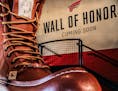 Red Wing shoes culled through hundreds of its customers' stories about how they wear their boots and picked 32 to highlight on a new display at its Re