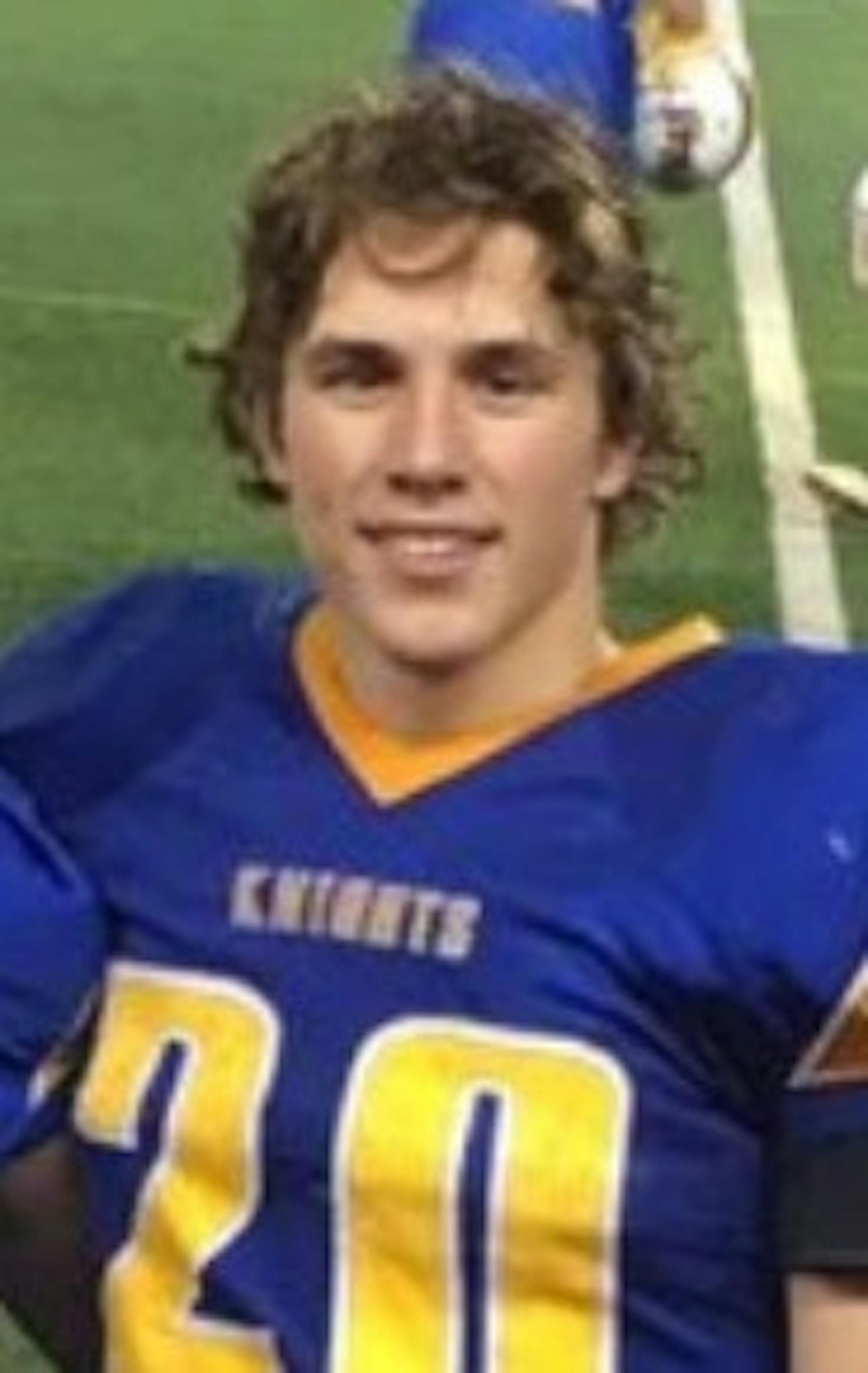 Mitchell Kartes, St.Michael-Albertville football, soph., 2015-16