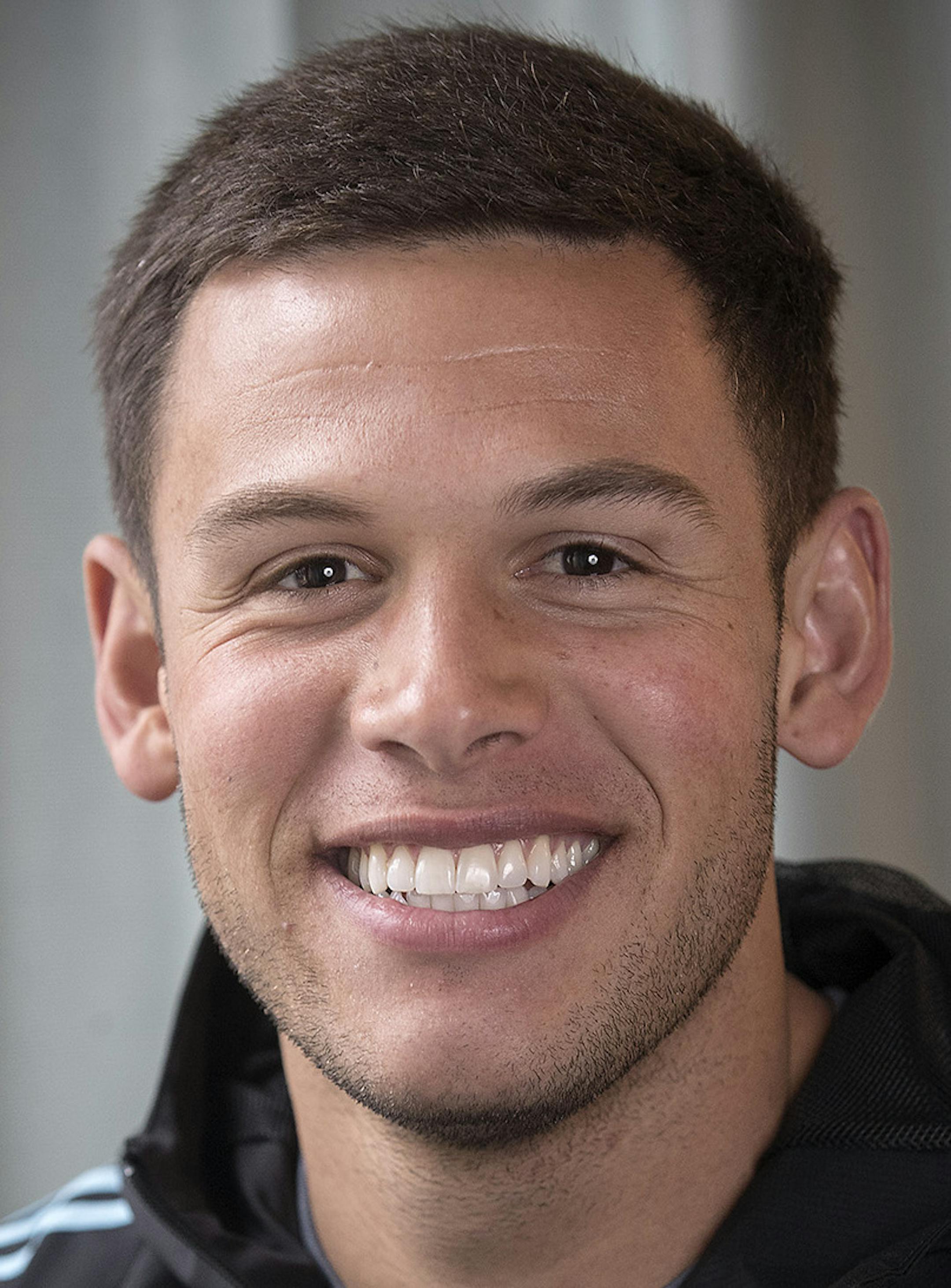 Minnesota United FC Christian Ramirez photographed February 8, 2017 in Portland, OR. ] ELIZABETH FLORES ï liz.flores@startribune.com ORG XMIT: MIN1702170903280023