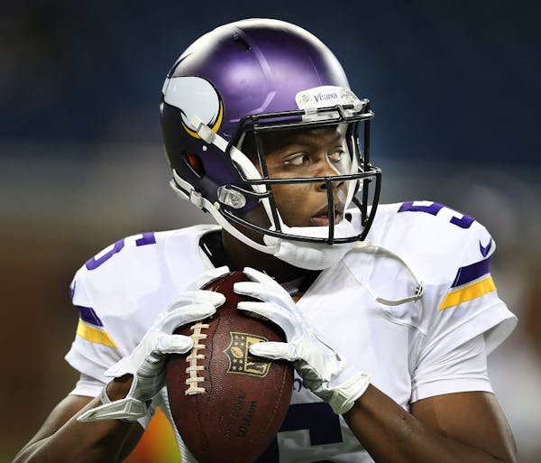 Vikings quarterback Teddy Bridgewater dispersed passes to 11 different receivers vs. the Lions.
