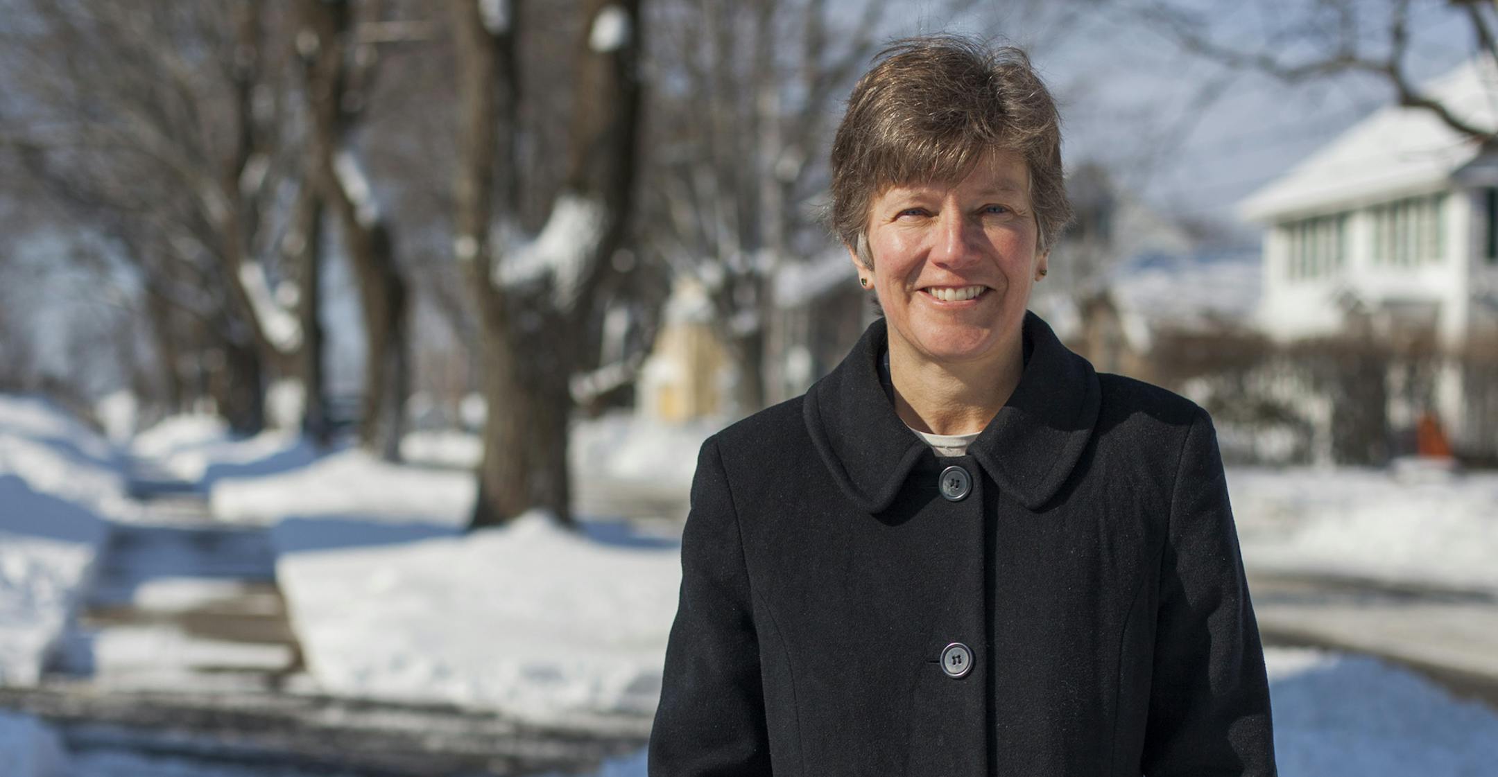 Mary Bonauto, a lawyer who argued a Defense of Marriage Act case when Justice Elena Kagan was President Barack Obama's solicitor general, outside her home in Portland, Maine, March 20, 2013. As the top civil rights lawyer for Gay and Lesbian Advocates and Defenders, Bonauto has spent more than a decade plotting a careful strategy to advance gay marriage rights. (Craig Dilger/The New York Times)