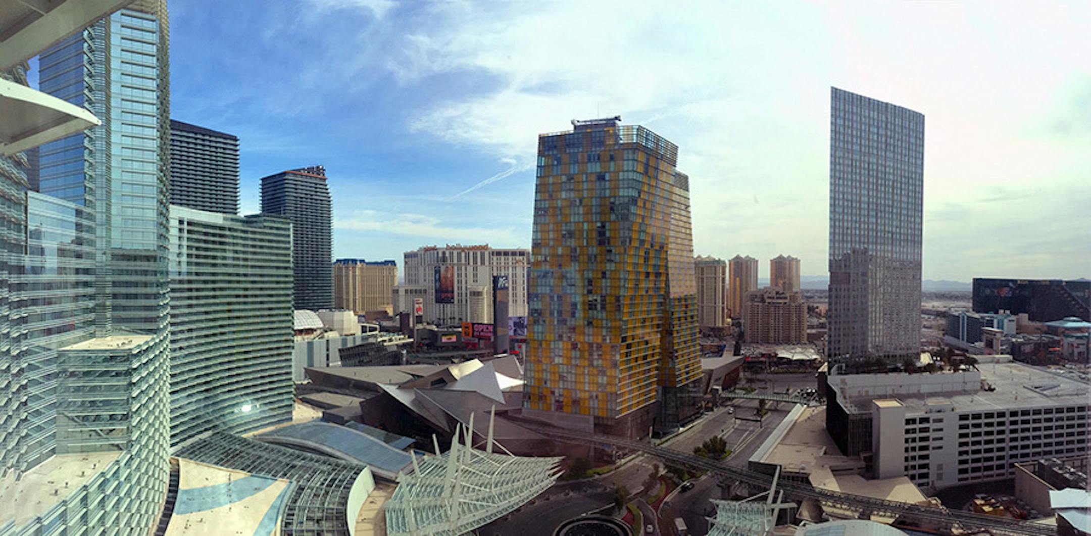 The view from the Aria, the centerpiece hotel of the 76-acre, $9.2 billion CityCenter complex. What to do in Vegas if you don't travel? Get nuked, tilt a vintage pinball machine, avoid tetanus at the coolest museum.