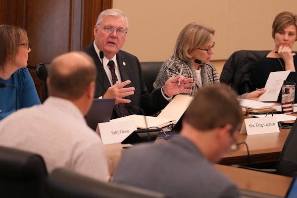 Sen. Greg Clausen, DFL-Apple Valley, chair of the Regent Candidate Advisory Council, presided over a meeting Friday at the State Capitol to discuss wh