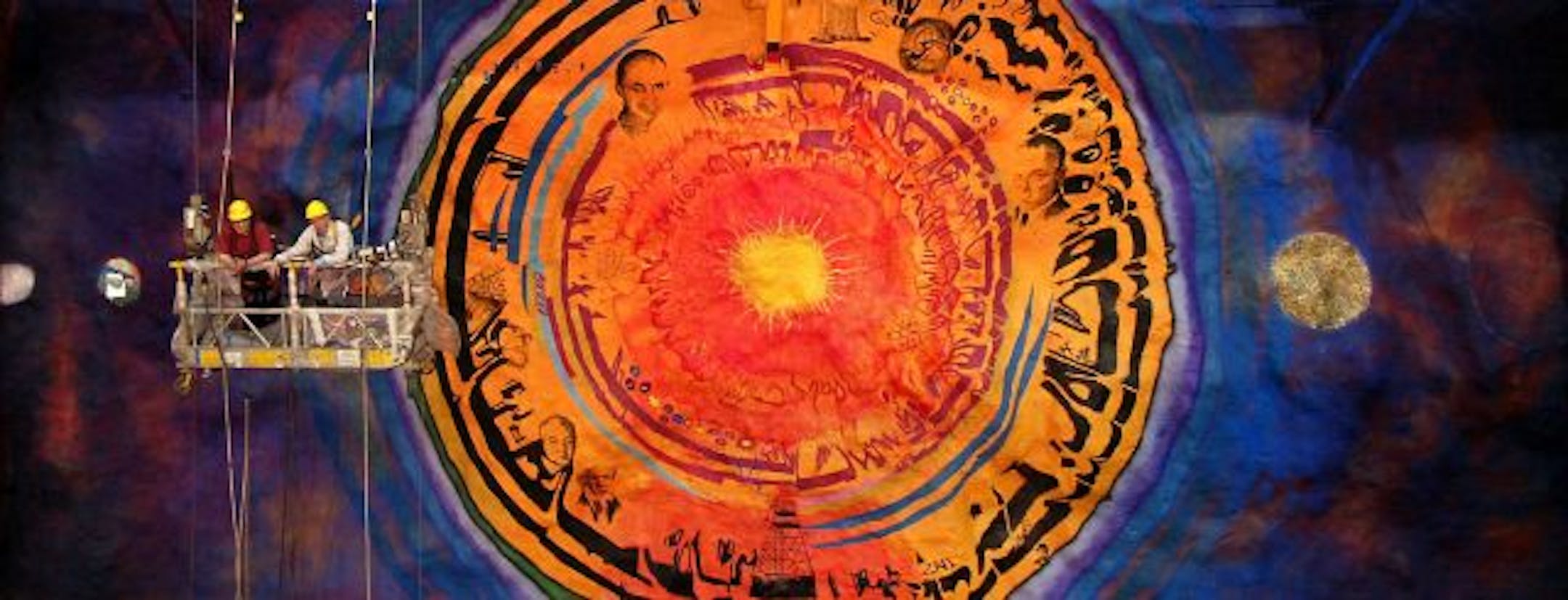 (also used for article 07/28/2003: An advanced physics research project is being conducted in the Soudan Underground Mine in Northeastern MN. -- GENERAL INFORMATION: SOUDAN, MN - 5/2/2002 - WED - Joseph Giannetti's passion has been a mural that has an unusual home, a half-mile underground in the Soudan Underground Mine State Park, which has attracted tourists in recent years with tours of an underground mine long abandoned. The University of Minnesota has a research lab in the old mine and, begi