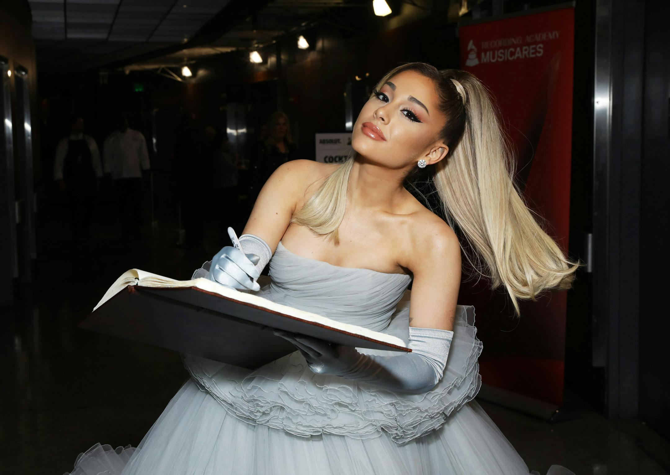 In this file photo, Ariana Grande is seen at the GRAMMY Charities Signings during the 62nd Annual GRAMMY Awards at STAPLES Center on January 26, 2020 in Los Angeles, California. Grande released her new album "Positions" on October 30, 2020. (Robin Marchant/Getty Images for The Recording Academy/TNS) ORG XMIT: 1814839