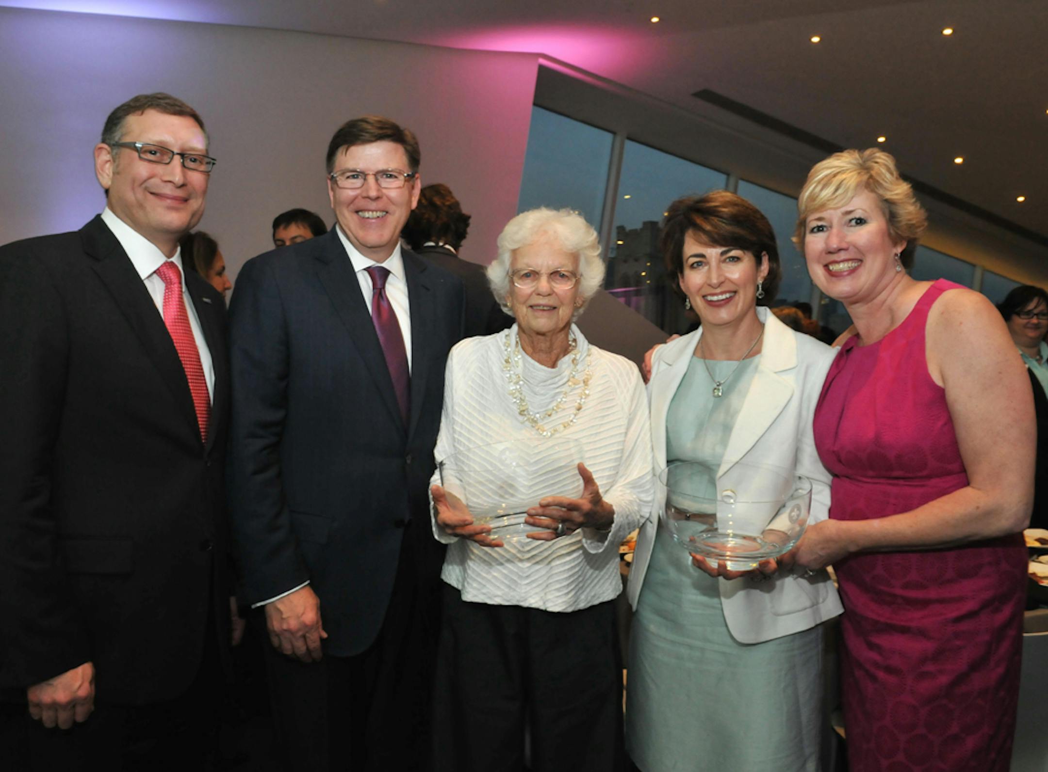Howard Epstein, Chris Policinski, Sage Cowles, Anne Policinski and Sara Sternberger at the United Way Toquevilel Awards