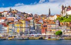 Porto’s Old Town skyline seen from across the Douro River.