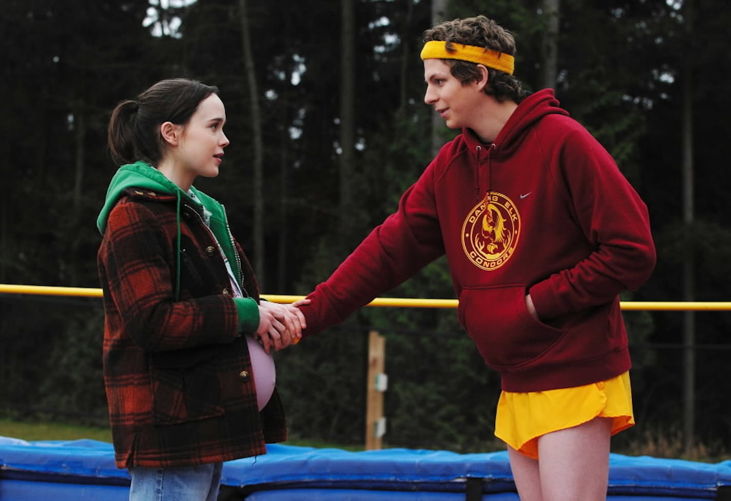 Ellen Page and Michael Cera in a scene from "Juno."