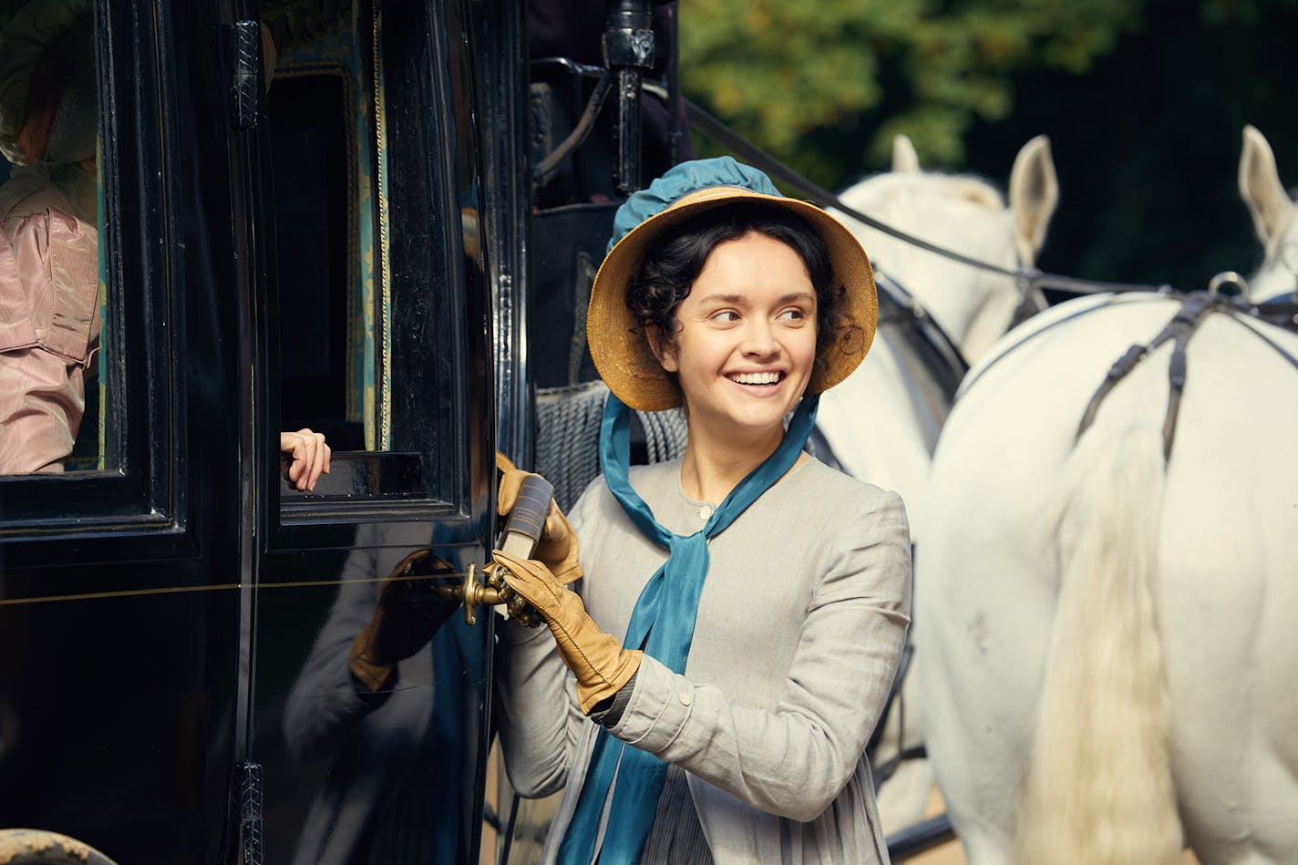 OLIVIA COOKE as Becky Sharp in "Vanity Fair." credit: ROBERT VIGLASKY