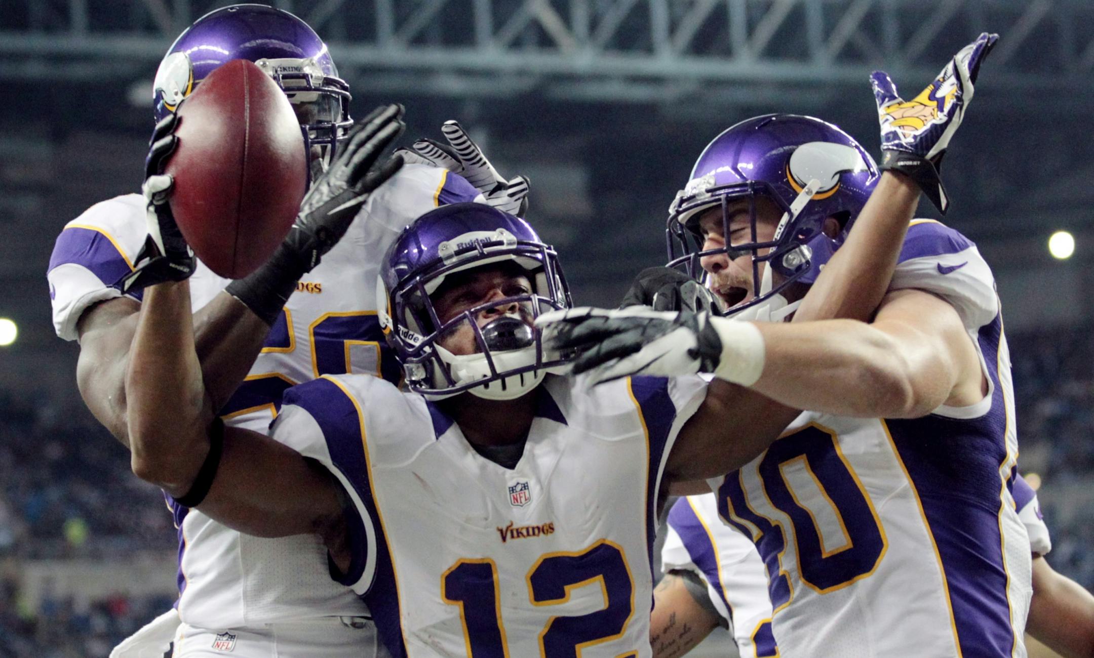 Vikings wide receiver Percy Harvin (12 )