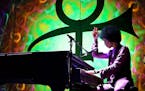 Prince, 57, who was found dead in his suburban Minneapolis home Thursday, April 21, 2016, photo from, Prince Piano and a Microphone tour.