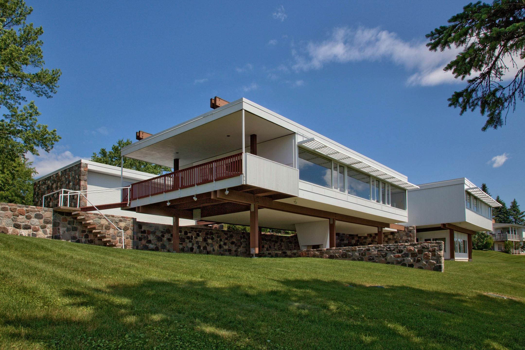 Alworth House from Larry Millett's book Minnesota Modern - Architecture and Life at Midcentury. Credit Denes Saari and Maria Forrai Saari
