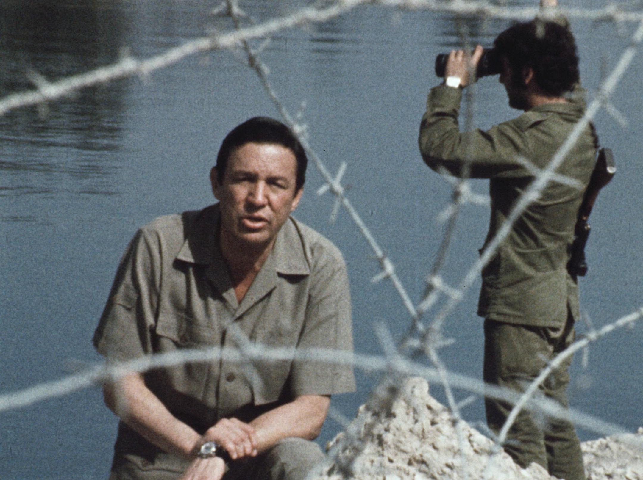 Newsman Mike Wallace in the documentary "Mike Wallace Is Here."