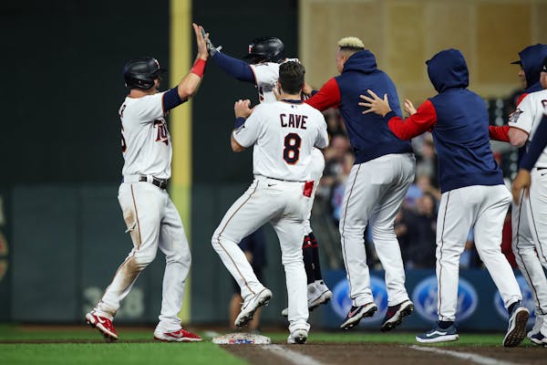 The Twins celebrated a walk-off win in August. How many of those players will be back for more celebrations in 2023?
