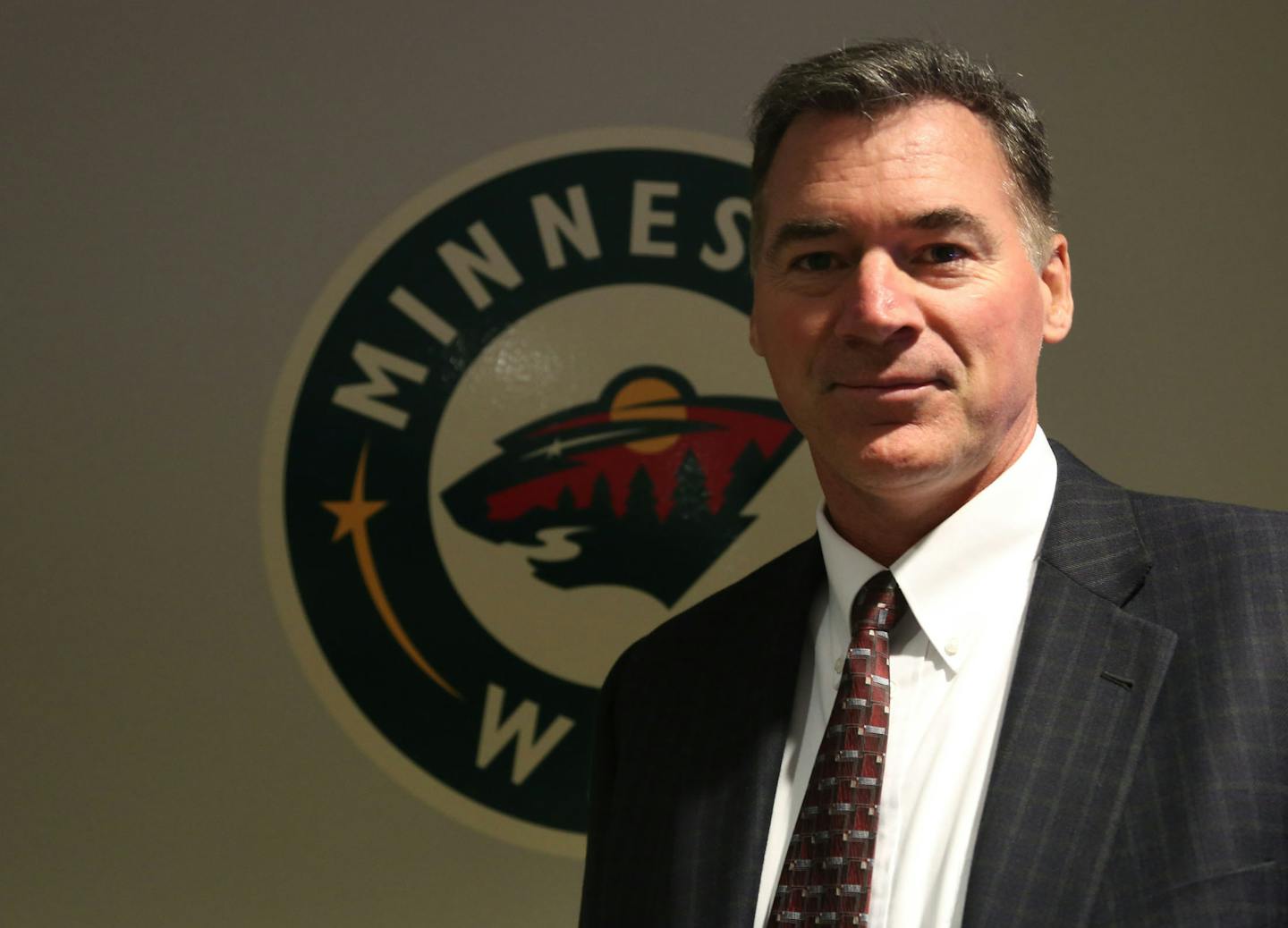 The Wild's Kurt Kleinendorst before the Wild game against the Jets at Xcel Energy Center in St. Paul Saturday September 21, 2013. ] (KYNDELL HARKNESS/STAR TRIBUNE) kyndell.harkness@startribune.com