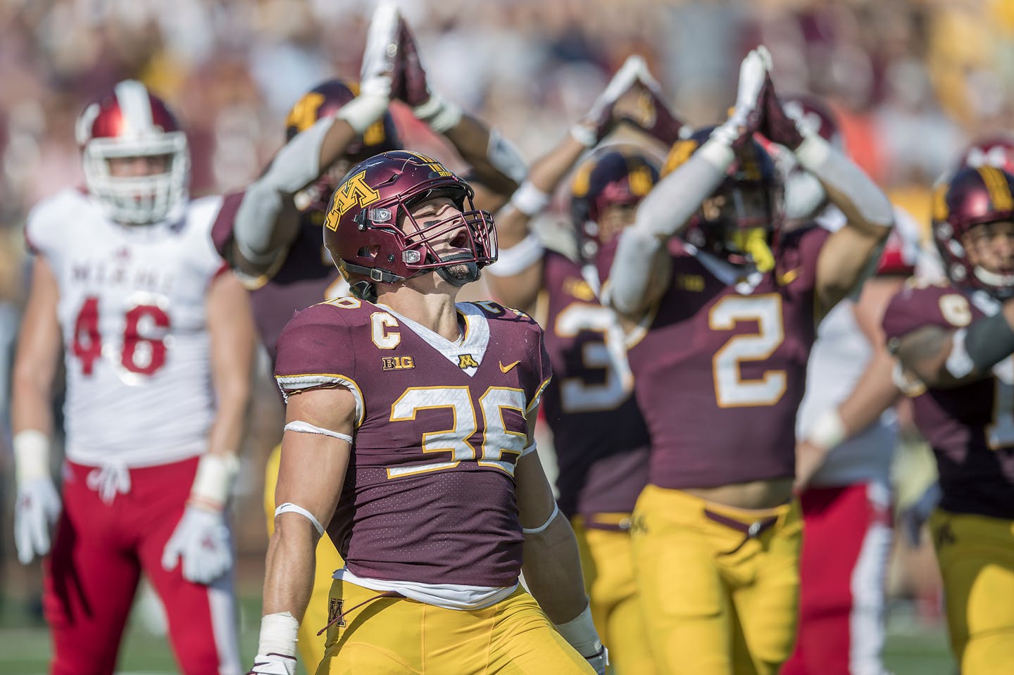 Blake Cashman chose not to play in the Quick Lane Bowl and instead will turn his focus to a potential pro football career.