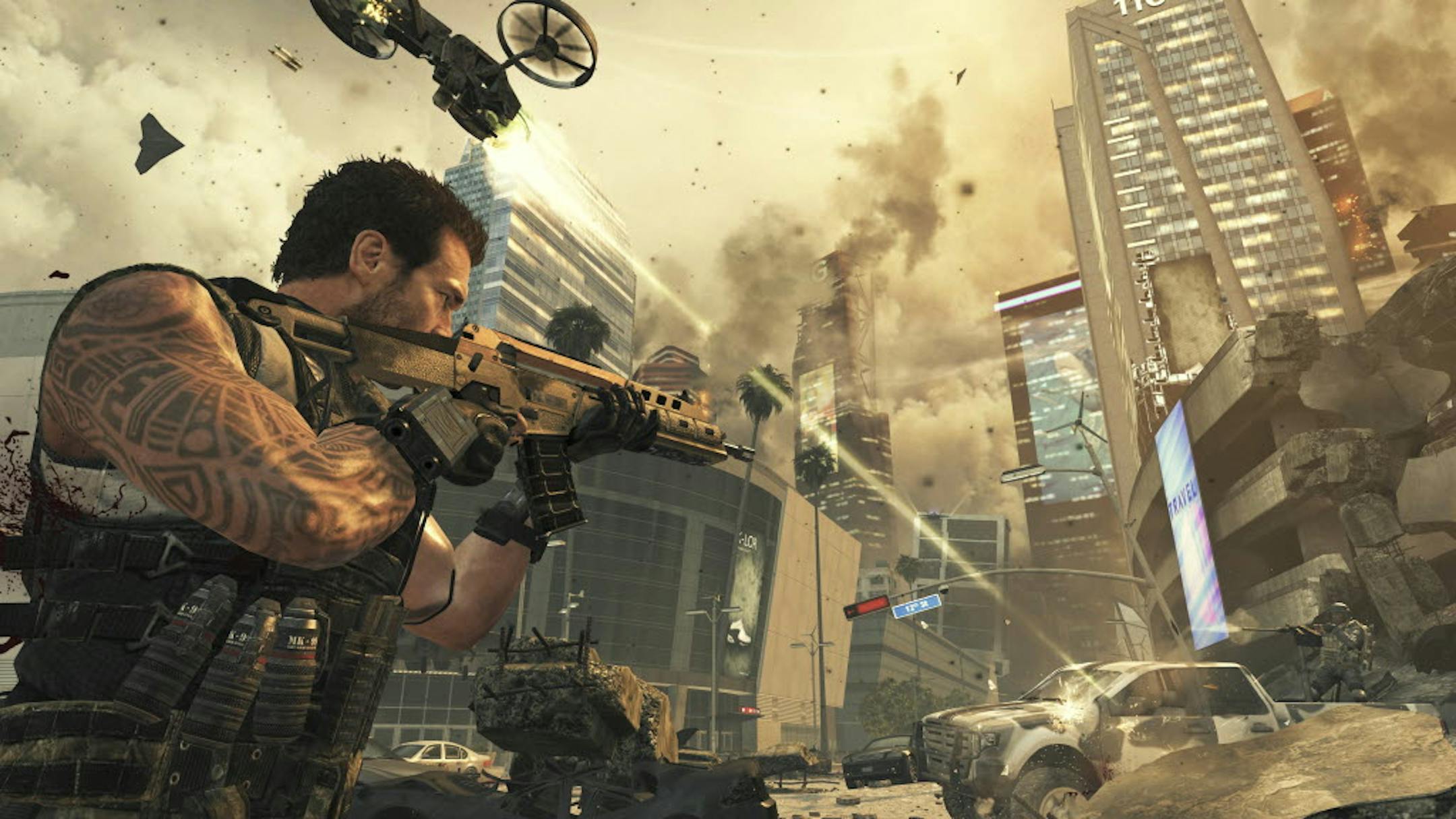 A screenshot from the "Call of Duty: Black Ops II" video game.