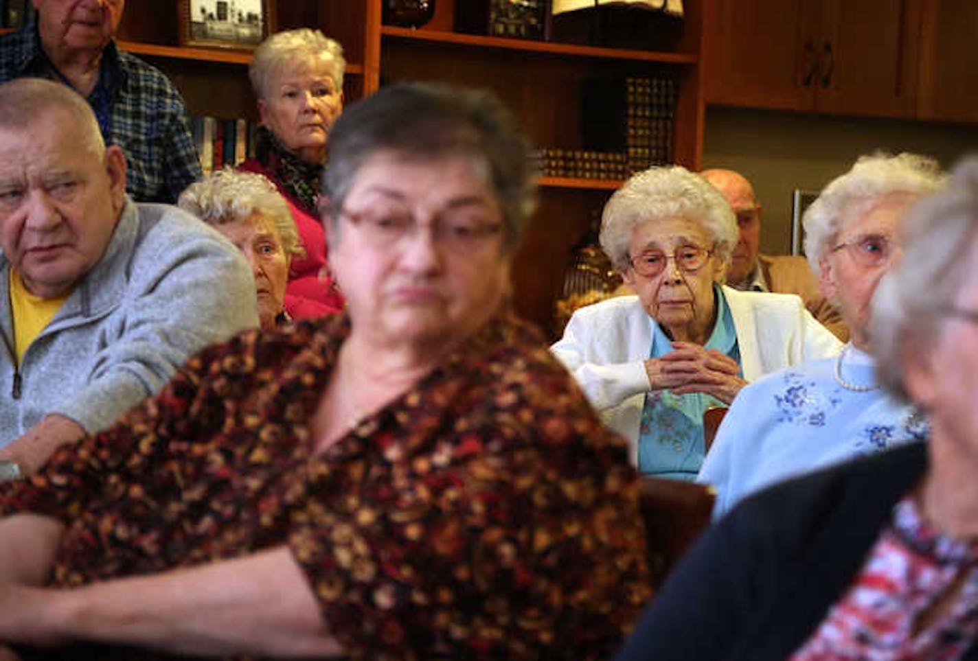 Angry residents at Autumn Glen Senior Living in Coon Rapids pushed back against steep rent increases of 15 to 30 percent, which had threatened to uproot them from their apartments.