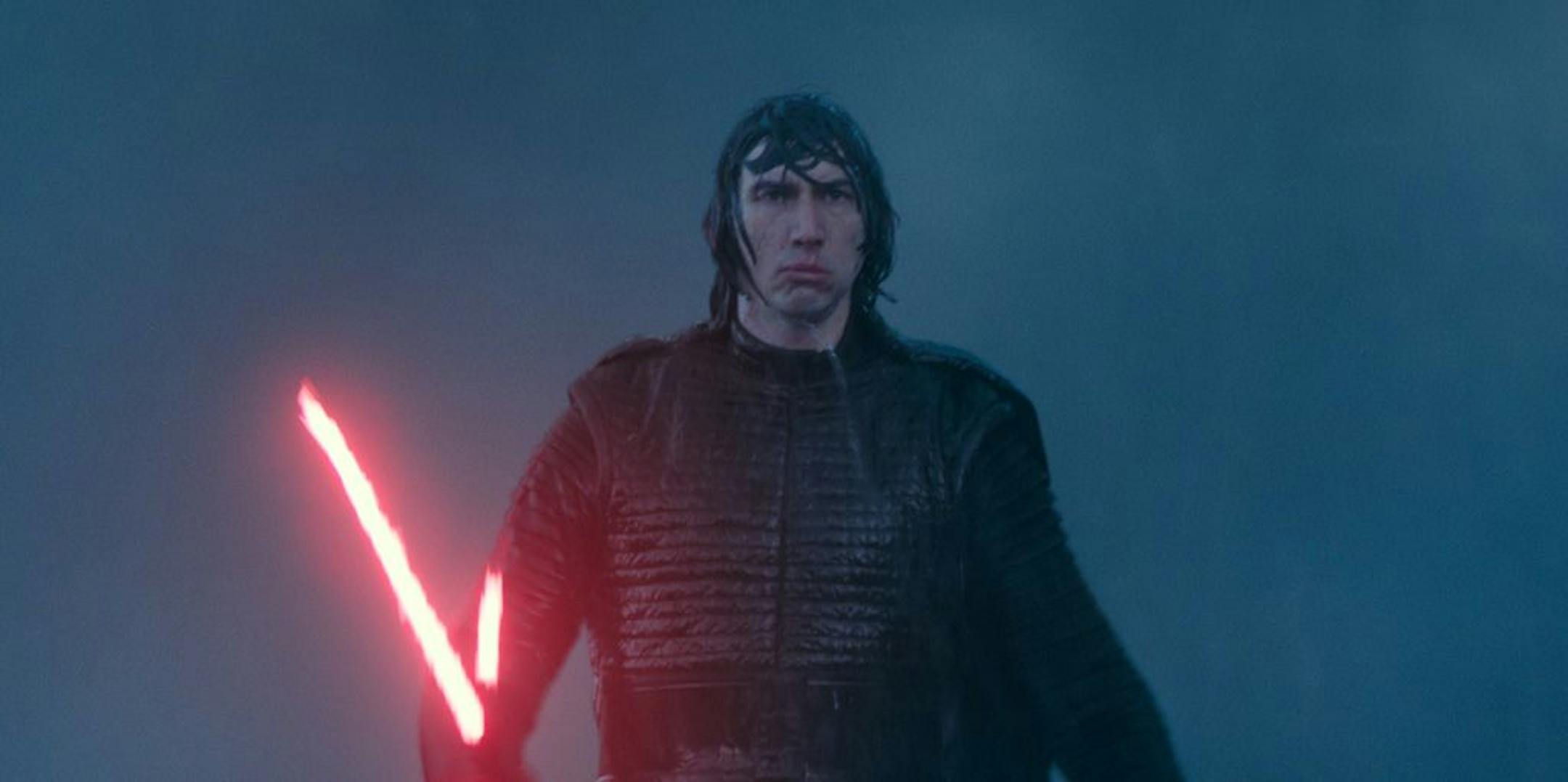 This image released by Disney/Lucasfilm shows Adam Driver as Kylo Ren in a scene from "Star Wars: The Rise of Skywalker."