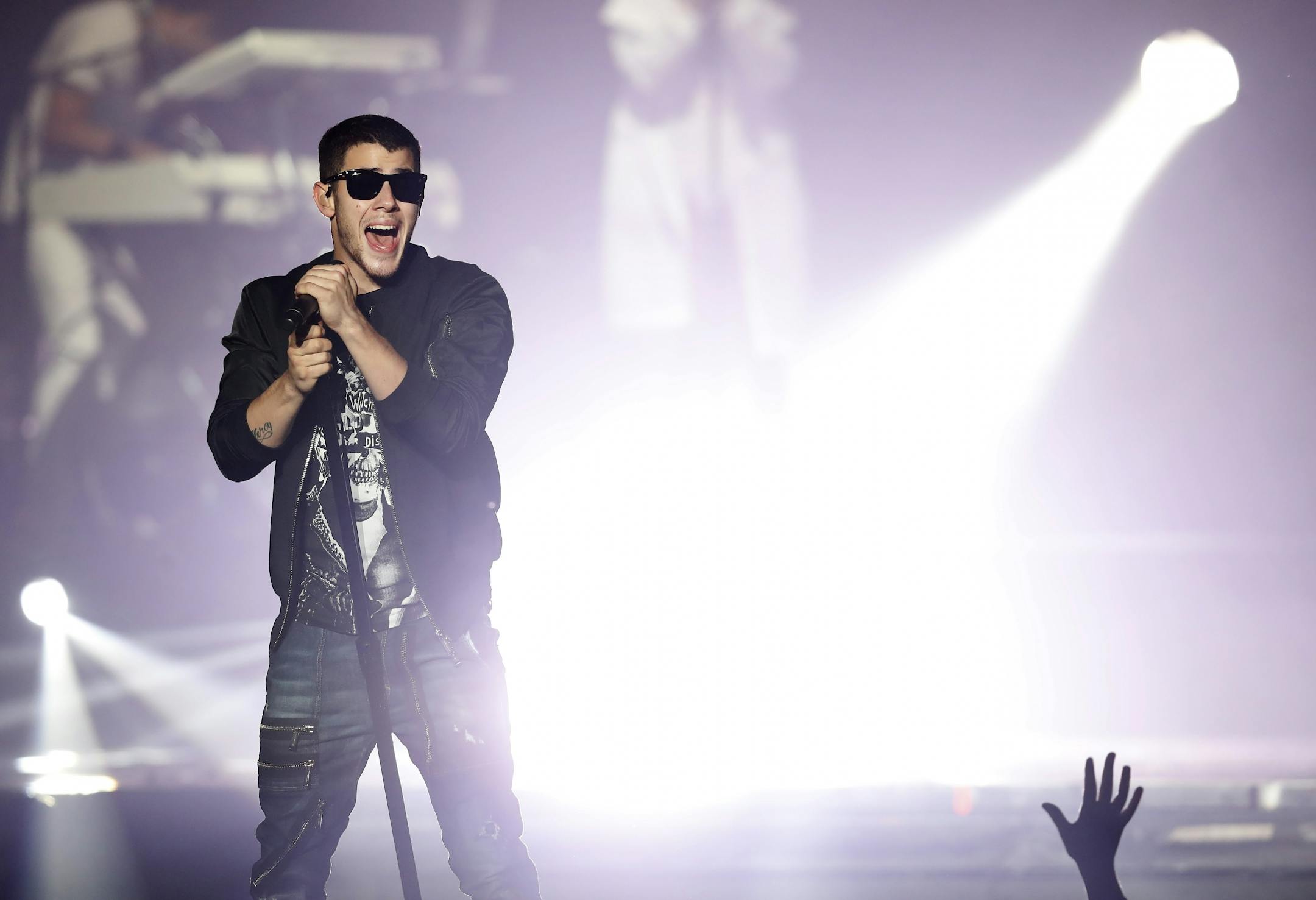 Nick Jonas performed at the Minnesota State Fair on Wednesday.