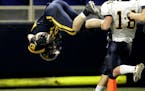 Micah Koehn finished his game-winning touchdown for Totino-Grace with a flip during the 4A title game of the 2007 Prep Bowl.