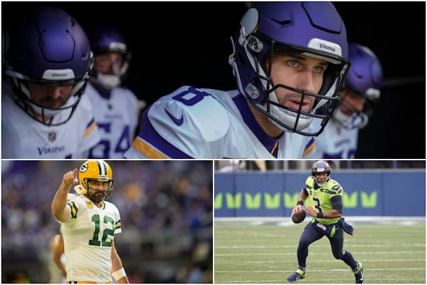 The NFL quarterback landscape shifted Tuesday with Aaron Rodgers staying and Russell Wilson leaving. Where does that leave Kirk Cousins and the Viking
